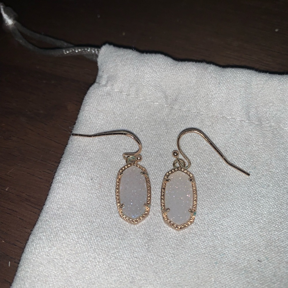 Kendra Scott Lee iridescent druzy earrings